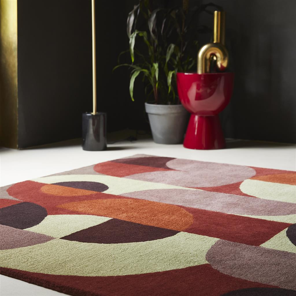 Brink & Campman Decor Cosmo Red Pale Green 95203