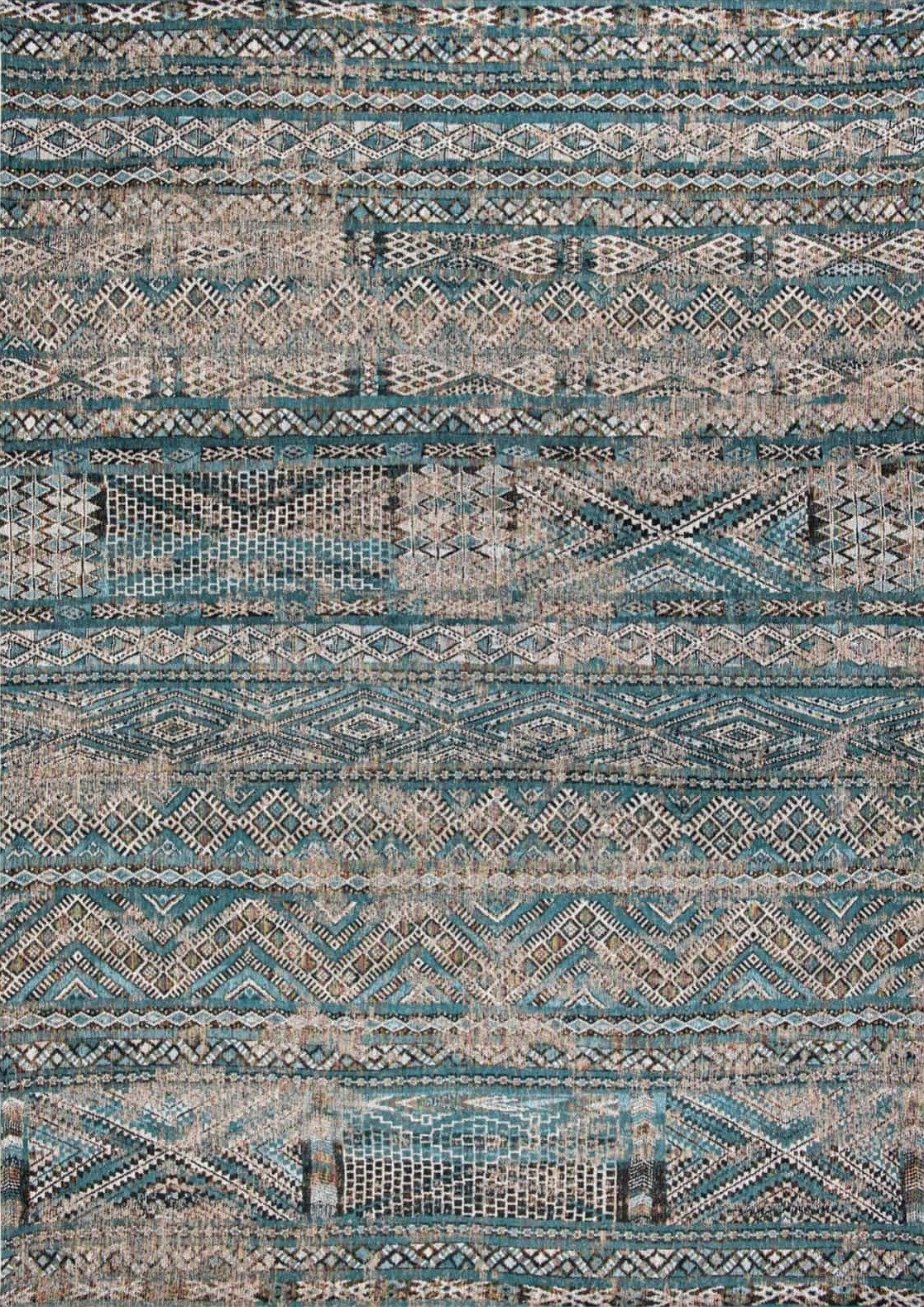 Louis De Poortere Antiquarian Kilim Zemmuri Blue 9110