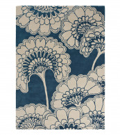 Florence Broadhurst Japanese Floral Midnight 039708
